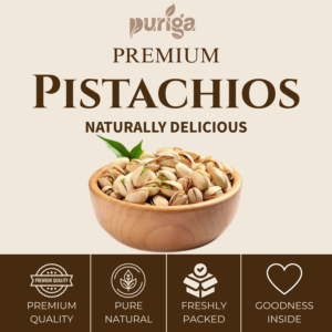 pistachios – premium (salted, with shell)